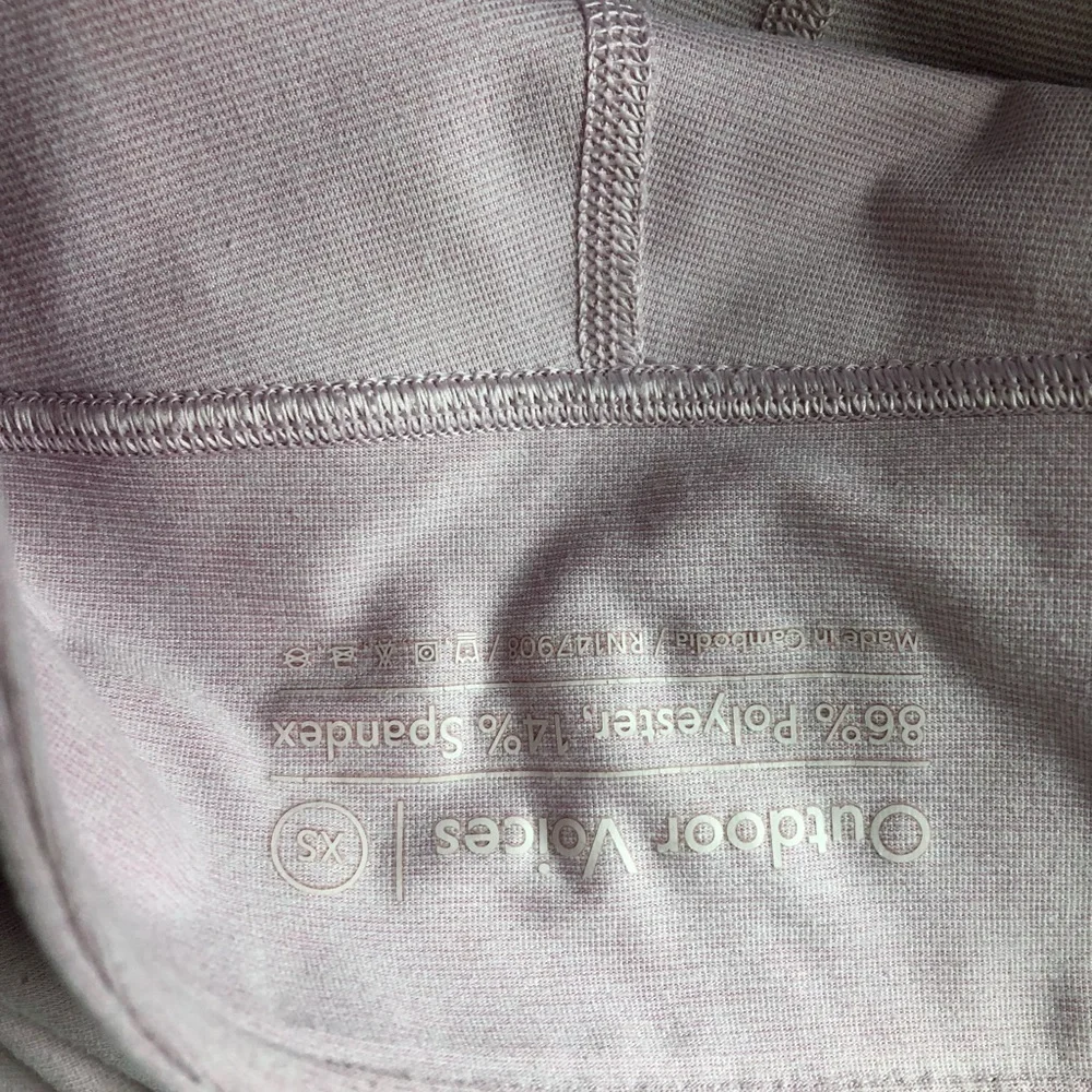 Outdoor Voices Pink Purple Colorblock Leggings XS